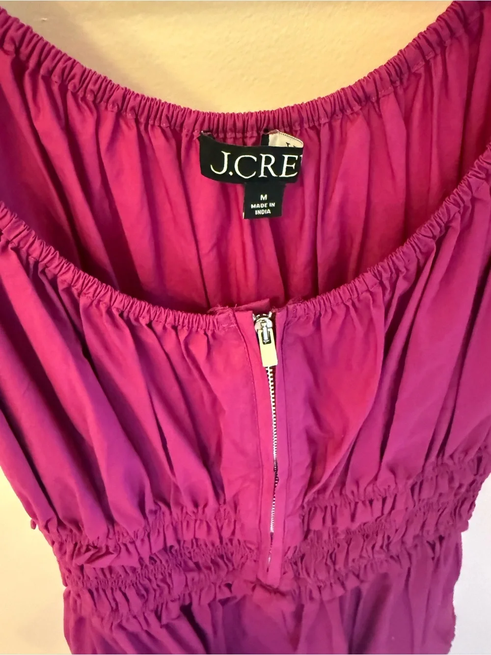 J. Crew bold magenta